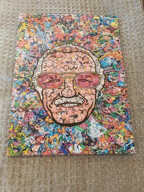Stan Lee Collage Print 8.5 x 15 picture